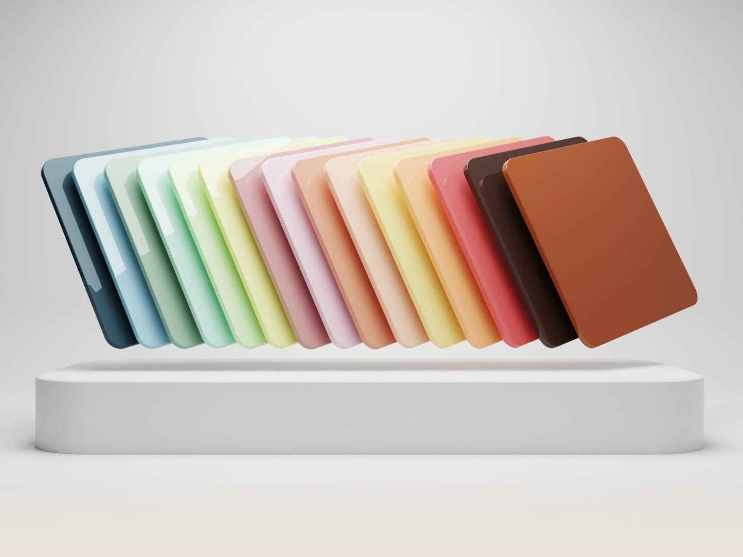 2"x2" Sample Bundle - (x17) Pastel Acrylics
