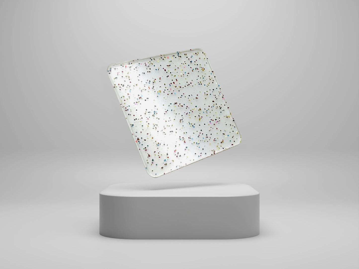 1/8” ClearGlitter Acrylic - Multicolour