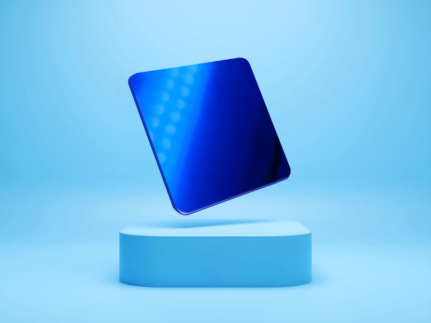 1/8” Mirror - Blue Acrylic