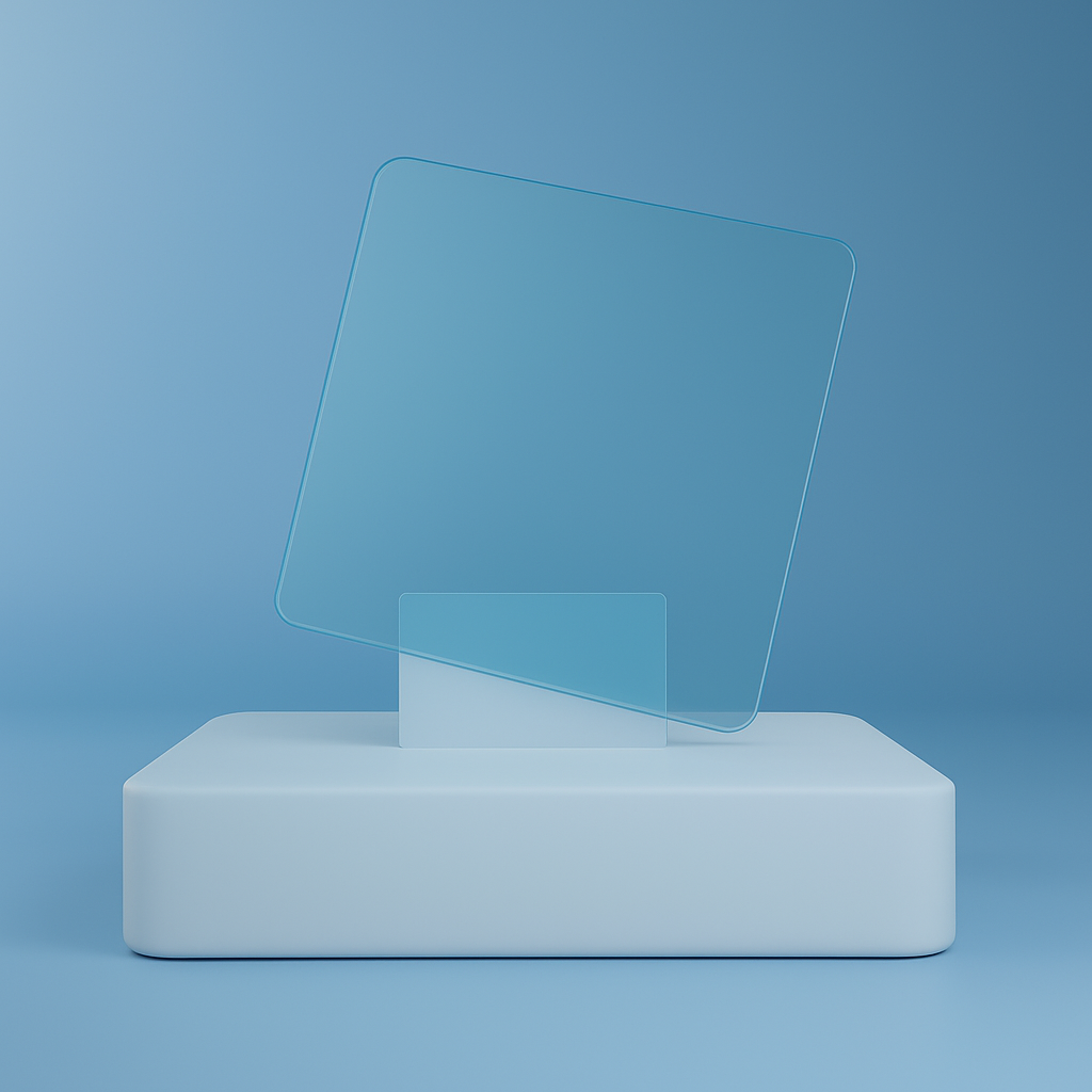 1/8” Fluorescent - Blue 9092 Cast Acrylic
